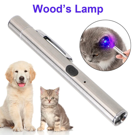 Professional Veterinary UV Diagnostic Tool - 365nm Ultraviolet Detection Lamp - Waterproof Design for Fungal & Skin Condition Assessment - Advanced Pet Dermatology Solution - Pet Moda Store