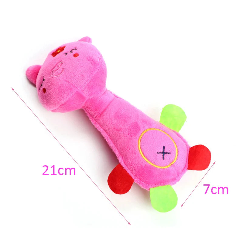Durable Low Price Pet Dog Plush Toy Animal Shape with Squeaky for Small Dogs Chihuahua Yorkshire Bichon Puppy Chew Cleaning Toys - Pet Moda Store