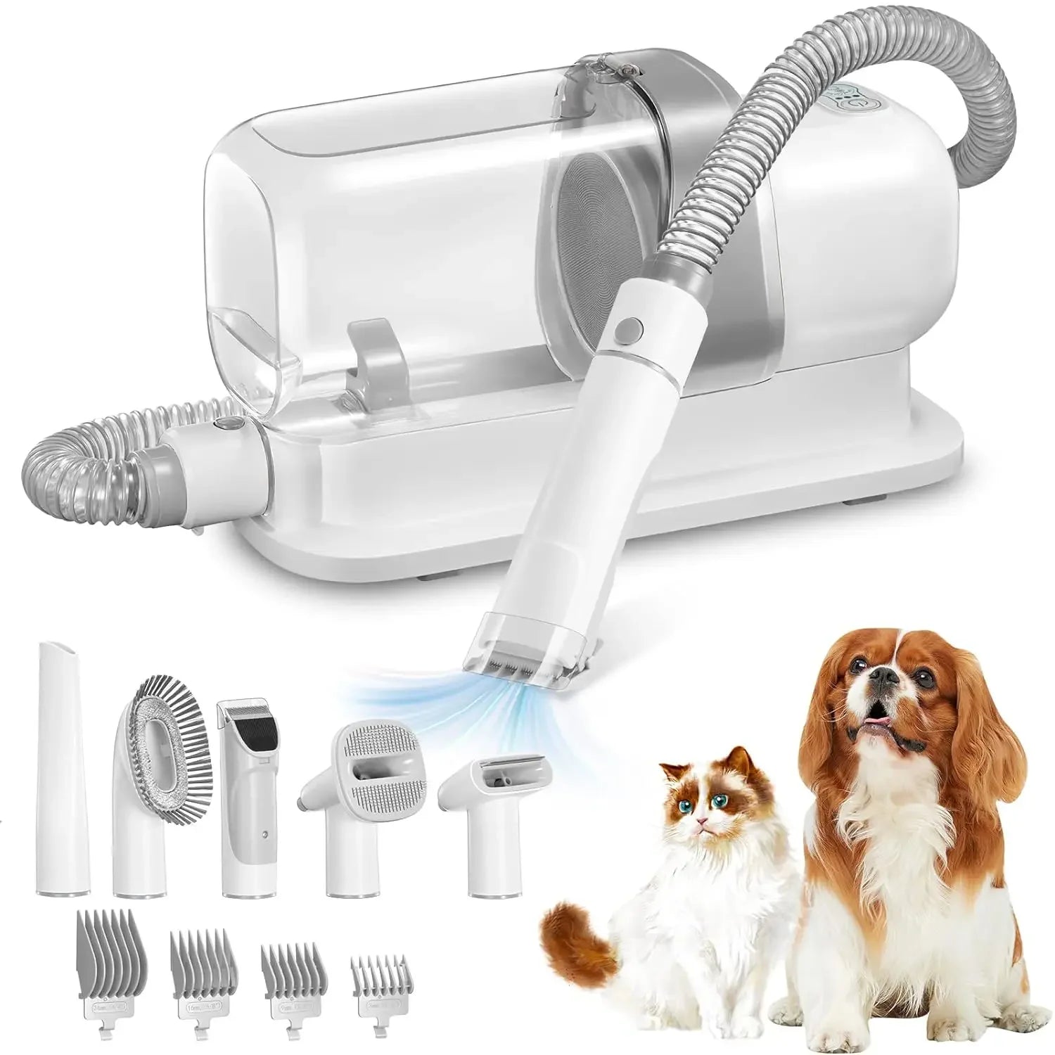 ShedMaster™ Professional Grooming Vacuum | 2.3L Large Capacity System | Complete Pet Hair Removal Kit | Brush & Suction Technology - Pet Moda Store