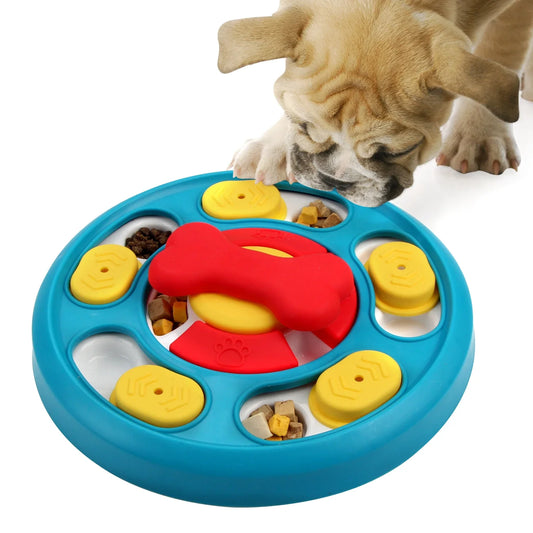 IQFeeder™ Premium Puzzle Plate | Interactive Slow Feeding System | Anti-Choking Design for Puppies & Dogs | Mental Stimulation Licking Mat - Pet Moda Store