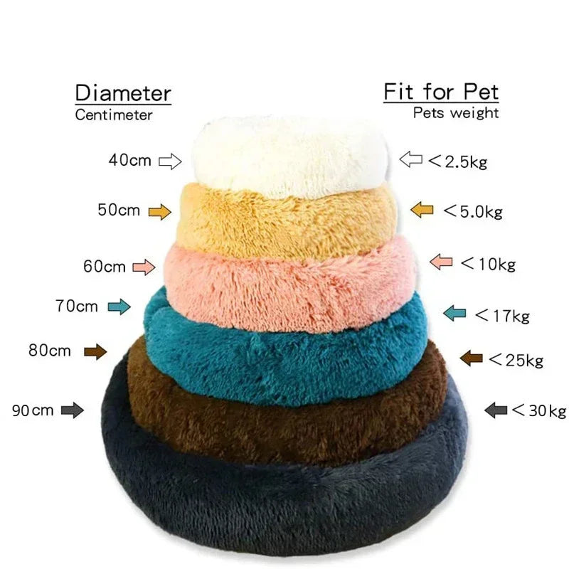 DreamDonut™ Premium Calming Cat Bed | Plush Washable Comfort Technology | 360° Support Design | Suitable for All Feline Breeds - Pet Moda Store