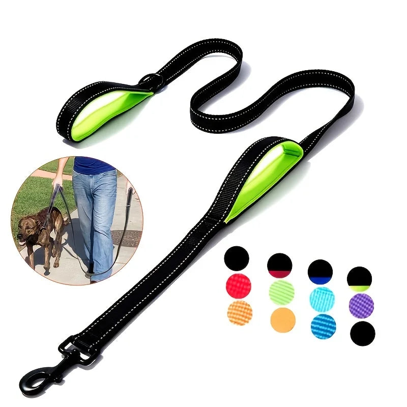 CommandPro™ Dual-Handle Training Leash | Heavy-Duty Control System | Premium Safety Technology | Professional-Grade Outdoor Lead - Pet Moda Store