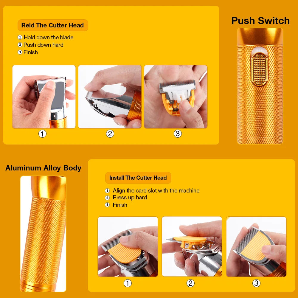 PowerGroom™ 380W Professional Cordless Clipper | 12V High-Performance Trimming System | Multi-Species Compatible | For Pets, Livestock & Carpets - Pet Moda Store