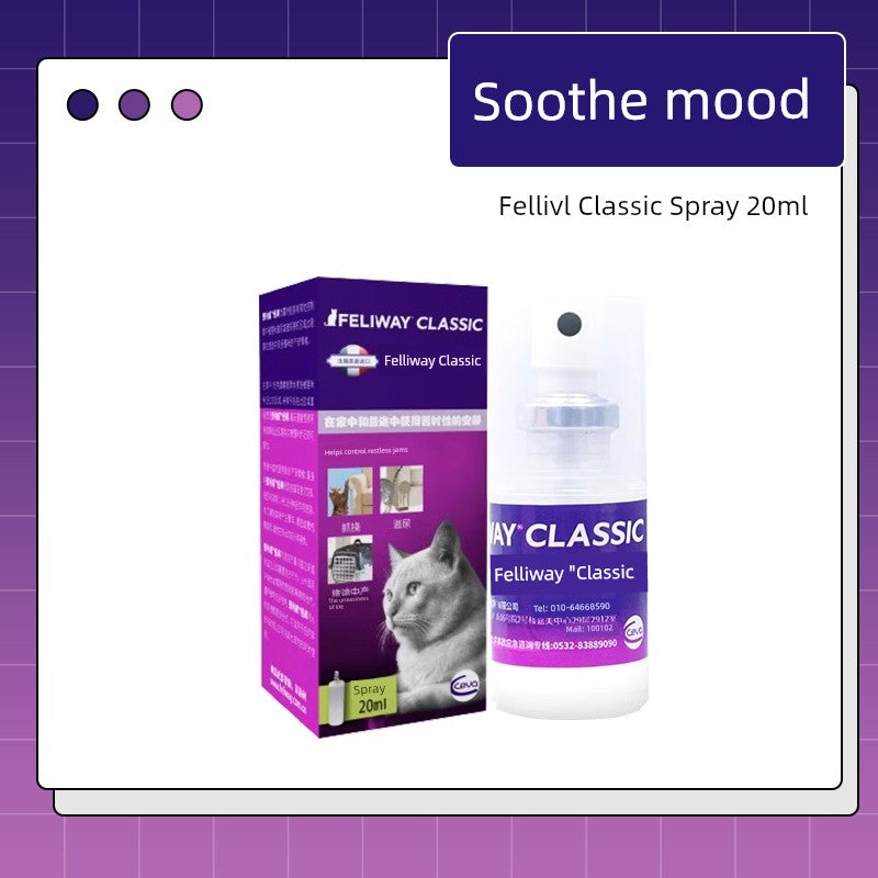 CalmEssence™ Feline Comfort Spray | Natural Pheromone Formula | Anti-Stress & Emotional Soothing | Premium Cat Behavior Solution - Pet Moda Store