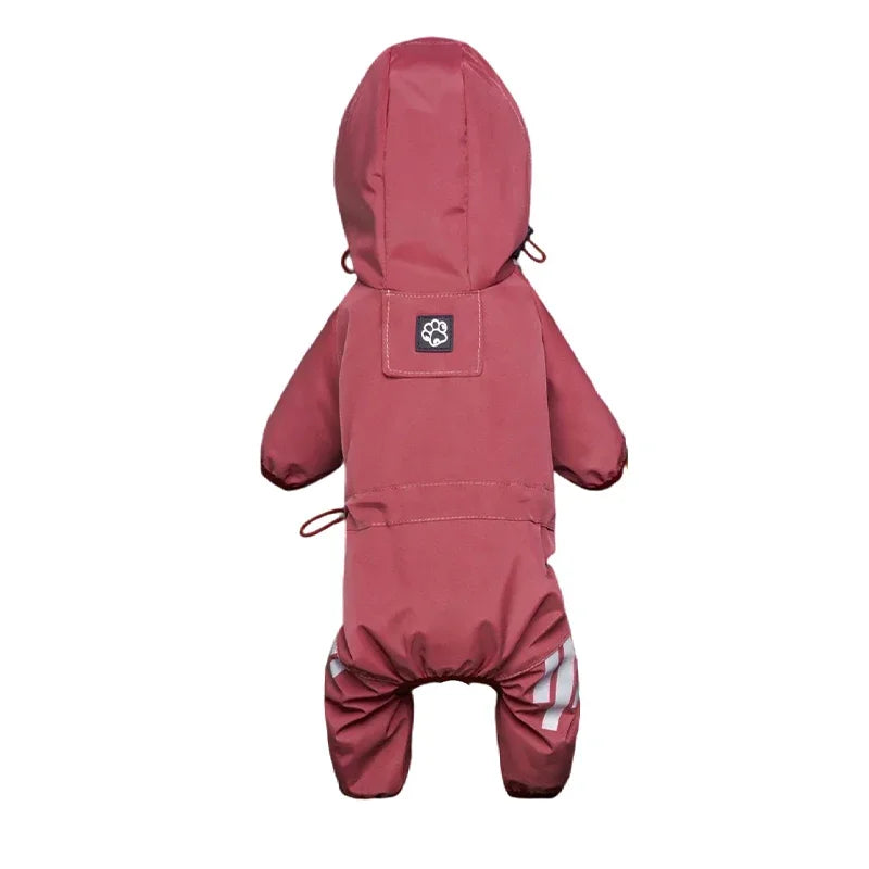 StormShield™ Reflective Hooded Rainsuit | Waterproof Full-Body Protection | Safety-Visibility Technology | For Small & Medium Breeds - Pet Moda Store