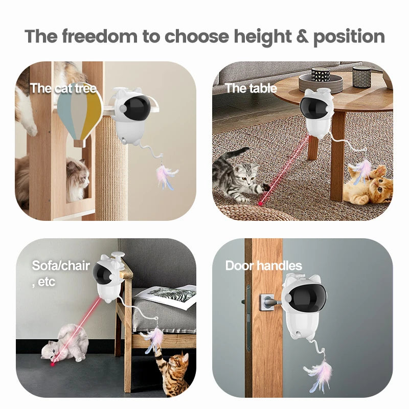 Advanced Interactive Laser Play System - Motion-Activated Technology - Automatic Entertainment Mode - Premium Activity Center for Cats - Pet Moda Store