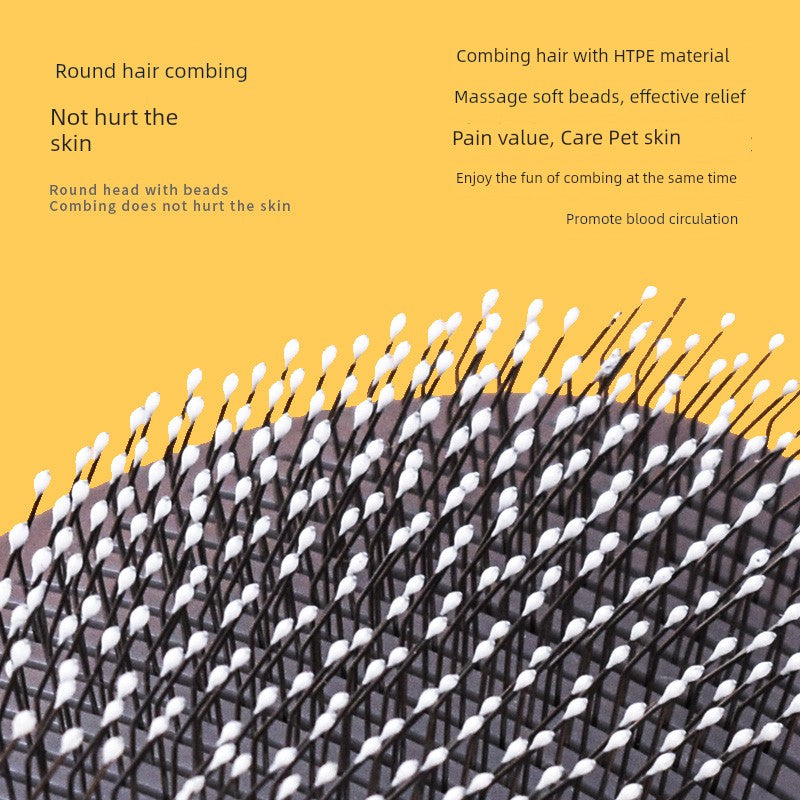 GroomMaster™ Premium Feline Detangling System | Self-Cleaning Needle Comb Technology | Advanced Knot Removal & Shedding Control | Professional Grooming Tool For All Hair Types - Pet Moda Store