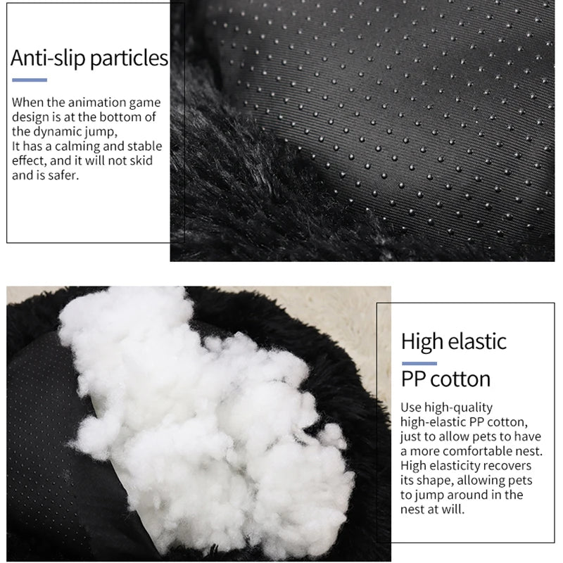 DreamDonut™ Premium Calming Cat Bed | Plush Washable Comfort Technology | 360° Support Design | Suitable for All Feline Breeds - Pet Moda Store