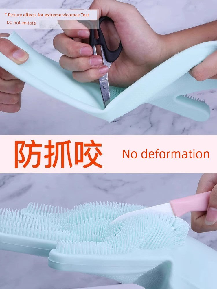 SafeScrub™ Anti-Bite Bathing Gloves | Protective Sponge Technology | Scratch-Resistant Grooming System | Complete Pet Washing Collection - Pet Moda Store