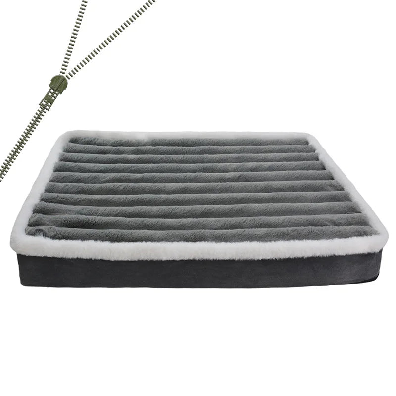ZipClean™ Premium Removable Pet Bed | Washable Elastic Cushion with Zipper | Multi-Function Nesting Mat | For Small & Medium Pets - Pet Moda Store