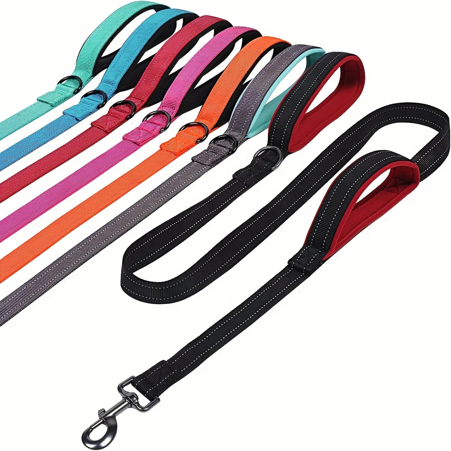CommandPro™ Dual-Handle Training Leash | Heavy-Duty Control System | Premium Safety Technology | Professional-Grade Outdoor Lead - Pet Moda Store