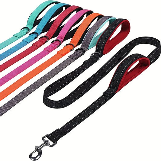 CommandPro™ Dual-Handle Training Leash | Heavy-Duty Control System | Premium Safety Technology | Professional-Grade Outdoor Lead - Pet Moda Store