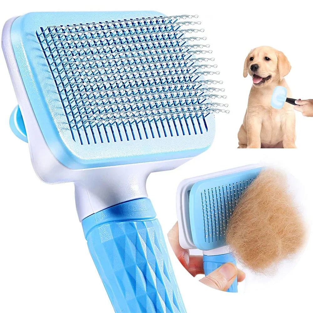FurMaster™ Professional Deshedding Tool | Long-Hair Pet Grooming System | Dual-Purpose Bath & Dry Brush | For Cats & Dogs - Pet Moda Store