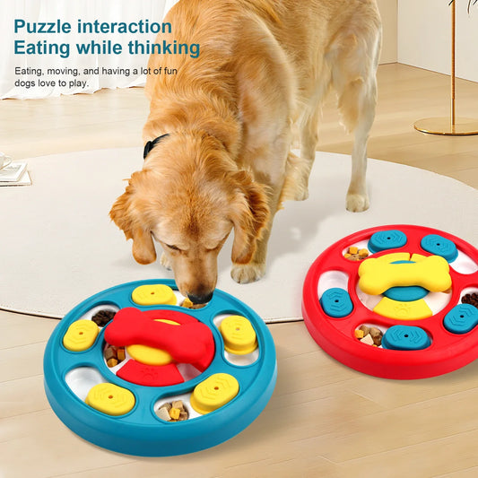 IQFeeder™ Premium Puzzle Plate | Interactive Slow Feeding System | Anti-Choking Design for Puppies & Dogs | Mental Stimulation Licking Mat - Pet Moda Store