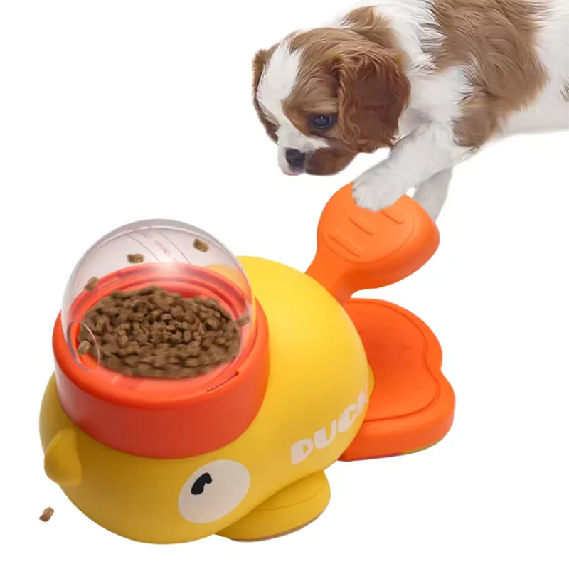 DuckPuzzle™ Interactive Feeding System | Anti-Slip Pet Food Dispenser | Treat-Finding Game for Dogs & Cats | Yellow Duck Design - Pet Moda Store