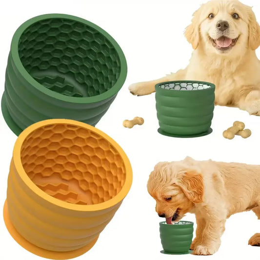 DigestEase™ Silicone Slow Feeder | Premium Anti-Slip Bowl with Engagement Pattern | For Small & Medium Dogs | Promotes Healthy Digestion - Pet Moda Store