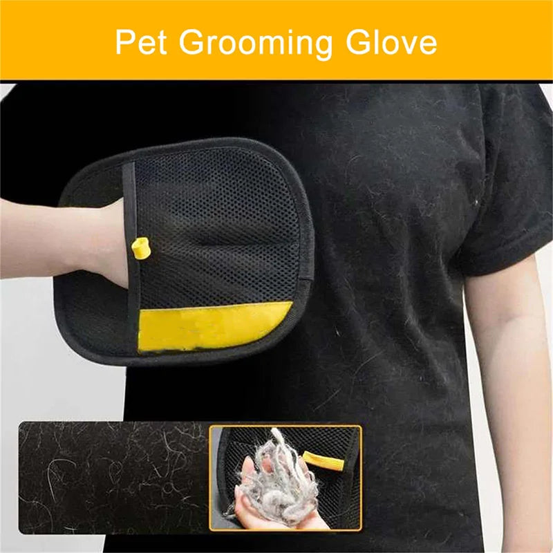 DualTouch™ Pet Grooming System | Double-Sided Hair Collection Gloves | Multi-Function Beauty & Cleaning Tool | Stress-Free Pet Care Solution - Pet Moda Store