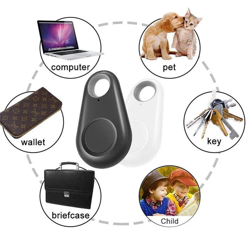 Premium Compact GPS Tracker - Sleek Teardrop Design - Real-Time Tracking for Vehicles, Keys, Pets & Children - Anti-Theft Security Device Available in 5 Designer Colors - Pet Moda Store