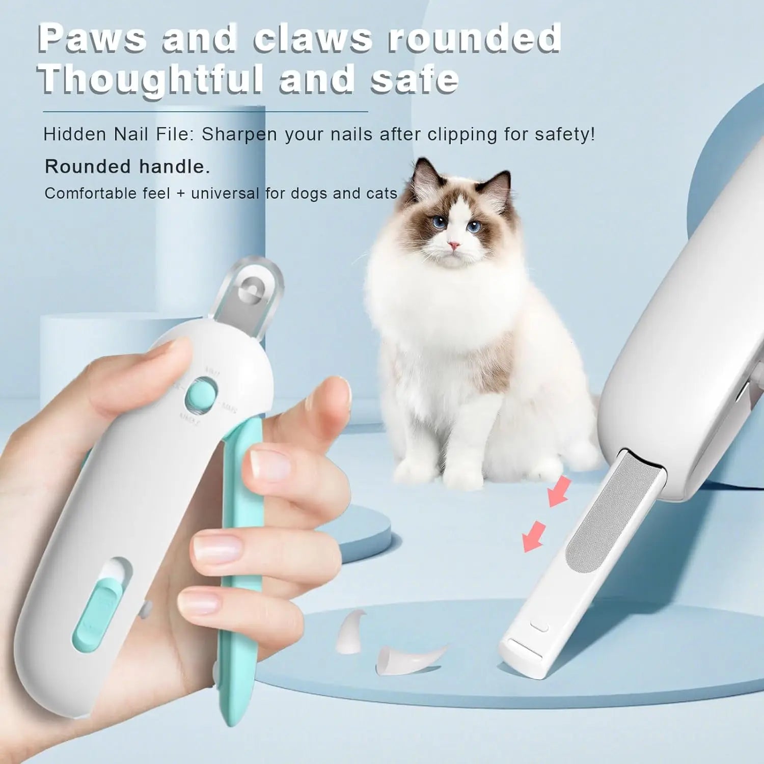 Professional Pet Nail Care System - Precision Adjustable Trimmer - Ergonomic Design for All Breeds - Premium Grooming Tool for Small to Large Pets - Pet Moda Store