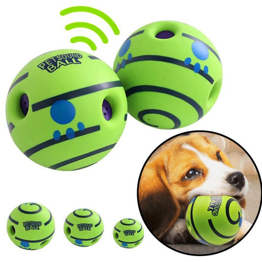 WobbleWag™ Interactive Giggle Ball | Motion-Activated Sound Technology | Attention-Grabbing Dog Toy | Official As Seen On TV Product - Pet Moda Store