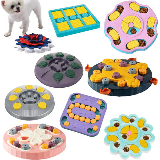 Premium Interactive Puzzle Bowl™ | Anti-Slip Slow Feeder for Dogs & Cats | IQ-Enhancing Food Dispenser | Mental Stimulation Feeding Game - Pet Moda Store