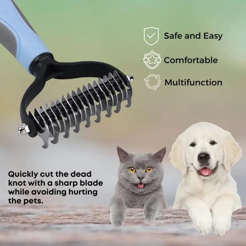 DeShedPro™ Professional Grooming System | Premium Fur Removal & Trimming Tool | Anti-Shedding Technology | For All Dogs & Cats - Pet Moda Store