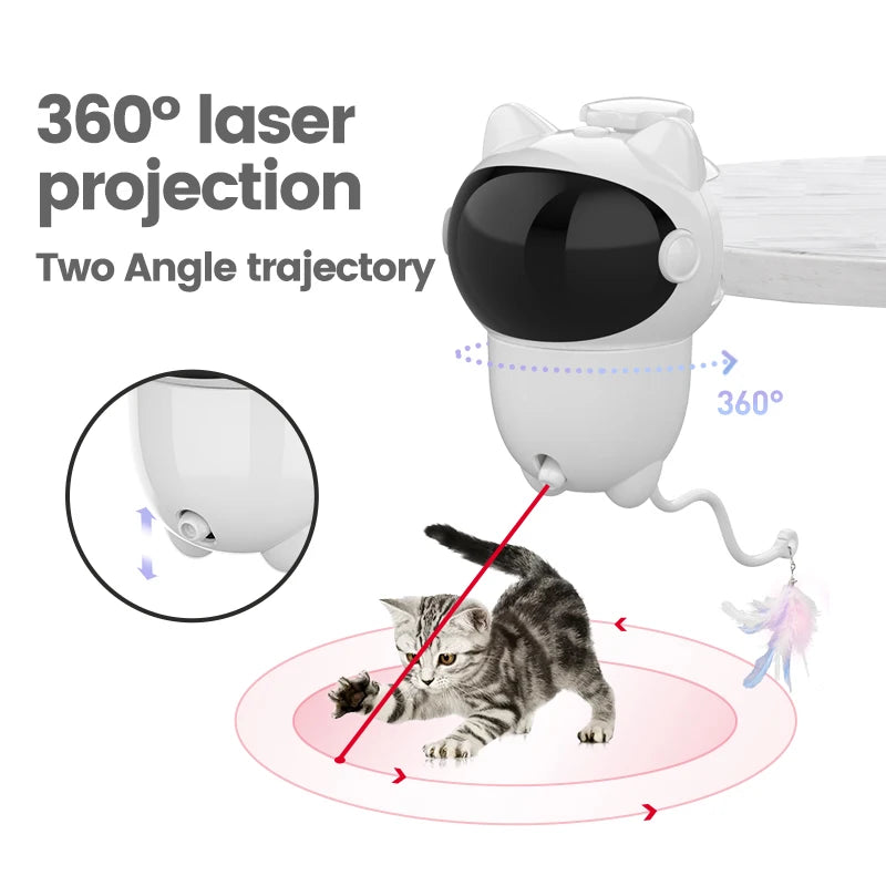 Advanced Interactive Laser Play System - Motion-Activated Technology - Automatic Entertainment Mode - Premium Activity Center for Cats - Pet Moda Store