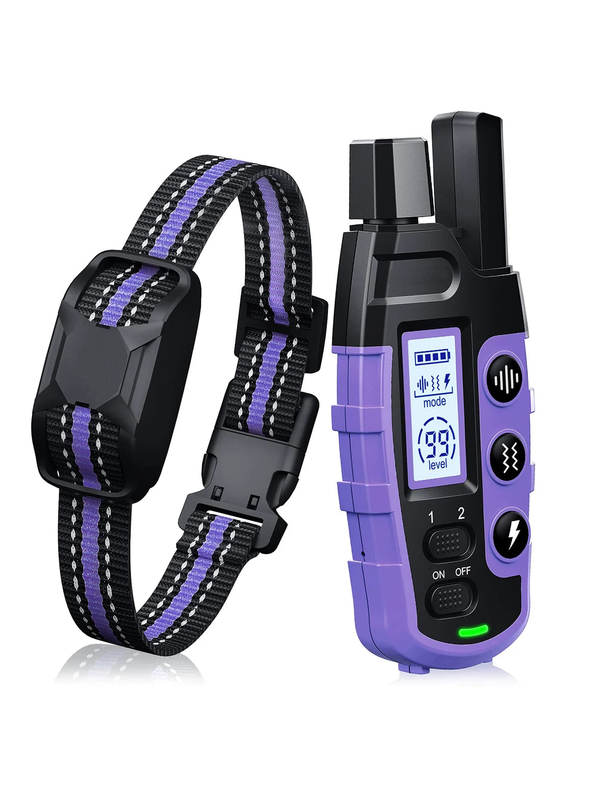 Professional Range Dog Training Collar - 3300ft Wireless Remote, Waterproof Design with Adjustable Stimulation & Vibration - For Dogs 5-120lbs - Pet Moda Store