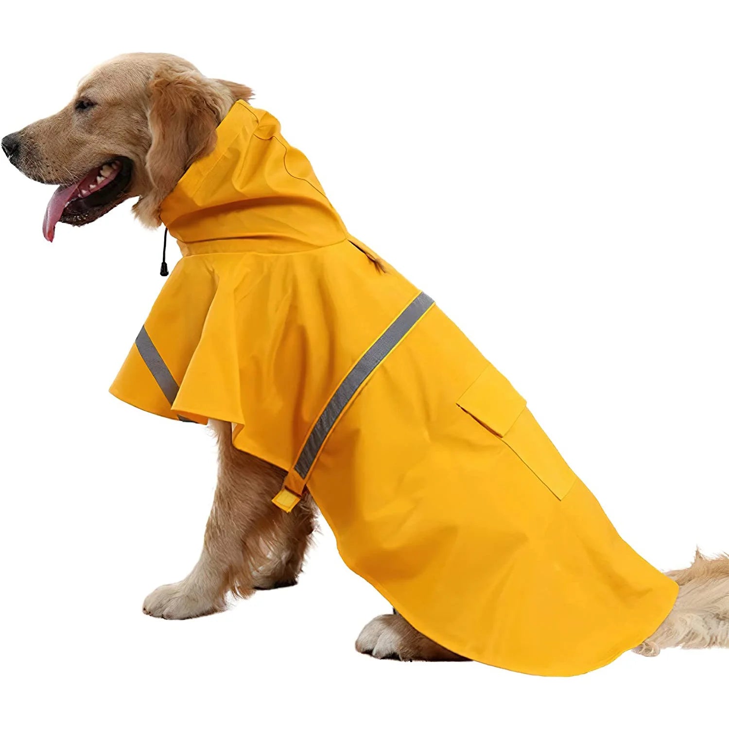 RainChic™ Designer Hooded Cape | Reflective All-Weather Protection | Fashion-Forward Comfort Technology | Premium Canine Rainwear - Pet Moda Store