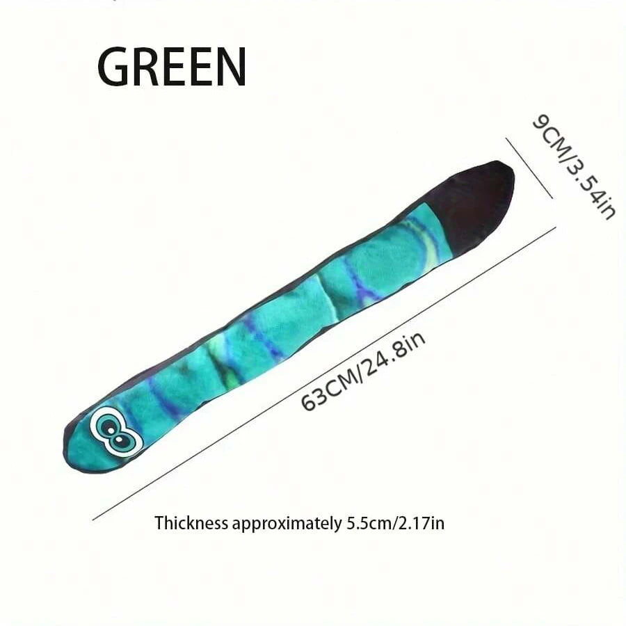 Durablez™ Premium Snake Plush | Durable Squeaky Dog Toy with Reinforced Stitching | Long Serpent Design | Assorted Patterns - Pet Moda Store