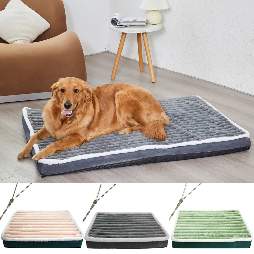 ZipClean™ Premium Removable Pet Bed | Washable Elastic Cushion with Zipper | Multi-Function Nesting Mat | For Small & Medium Pets - Pet Moda Store