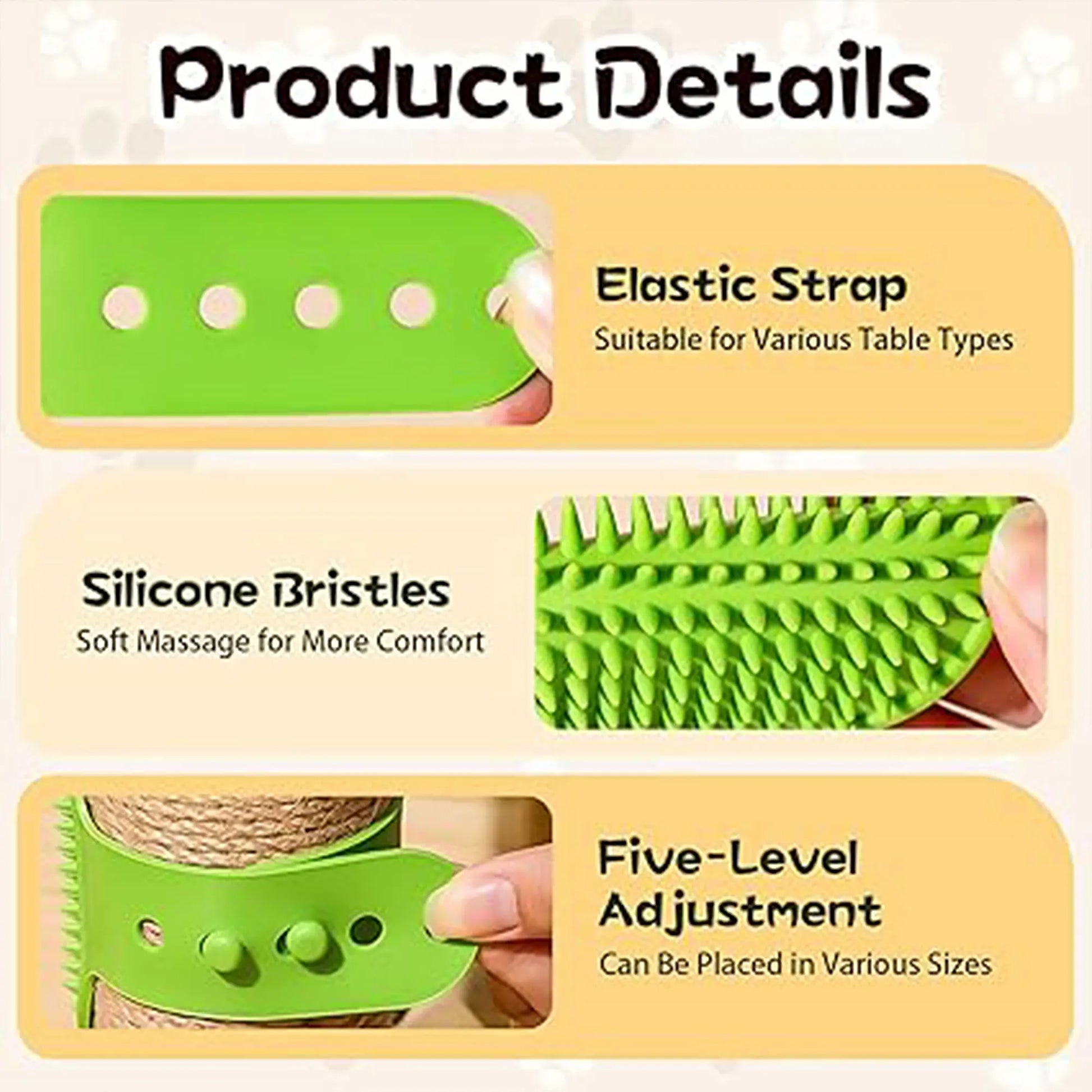 FlexiGroom™ Adjustable Bath & Massage Brush | Premium Rubber Grooming Technology | Ergonomic Handle Design | For All Coat Types & Pets - Pet Moda Store