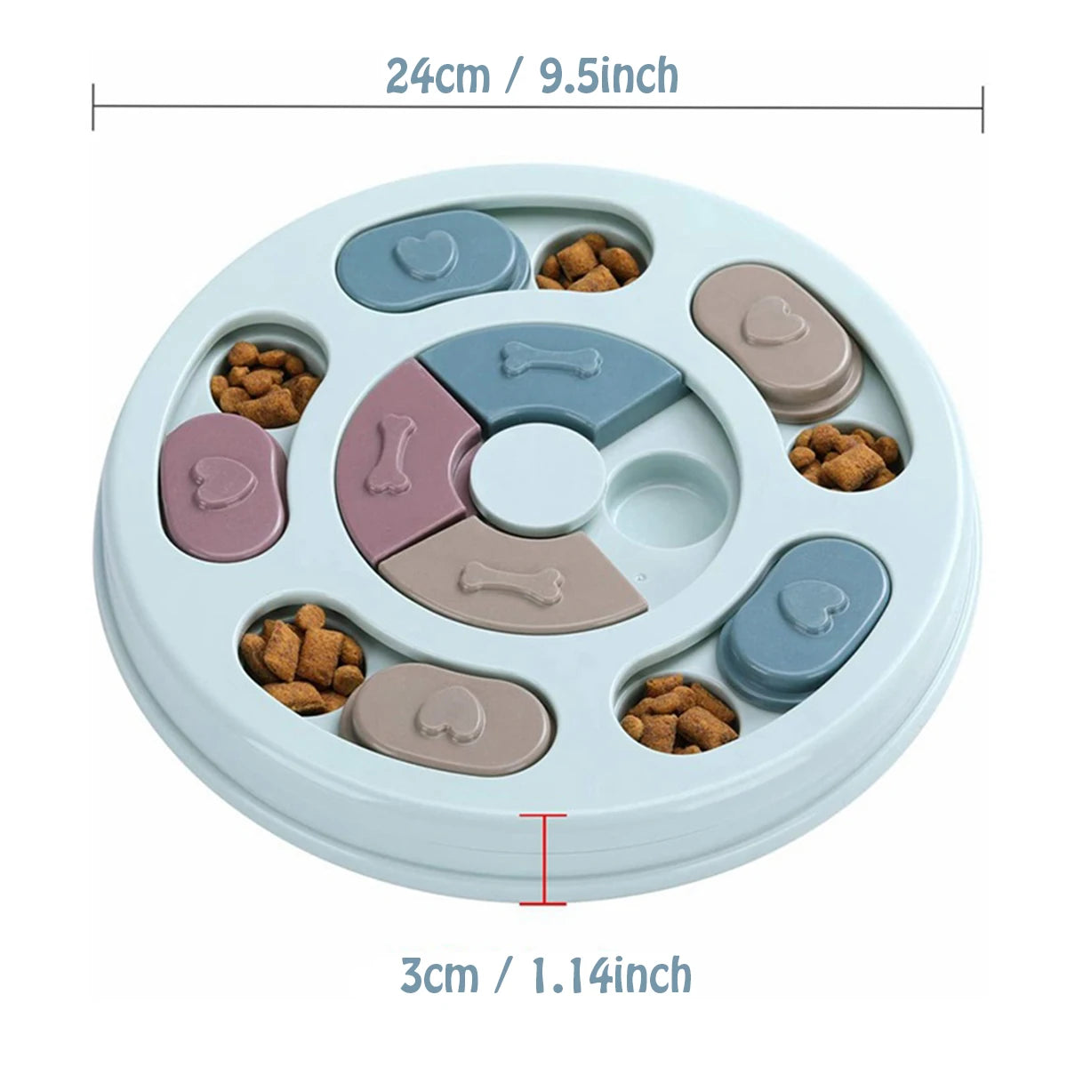 Dog Food Hiding Bowl, Slow Food Training, Dog Educational Toy To Relieve Boredom, Interactive Educational Feeding Toy - Pet Moda Store