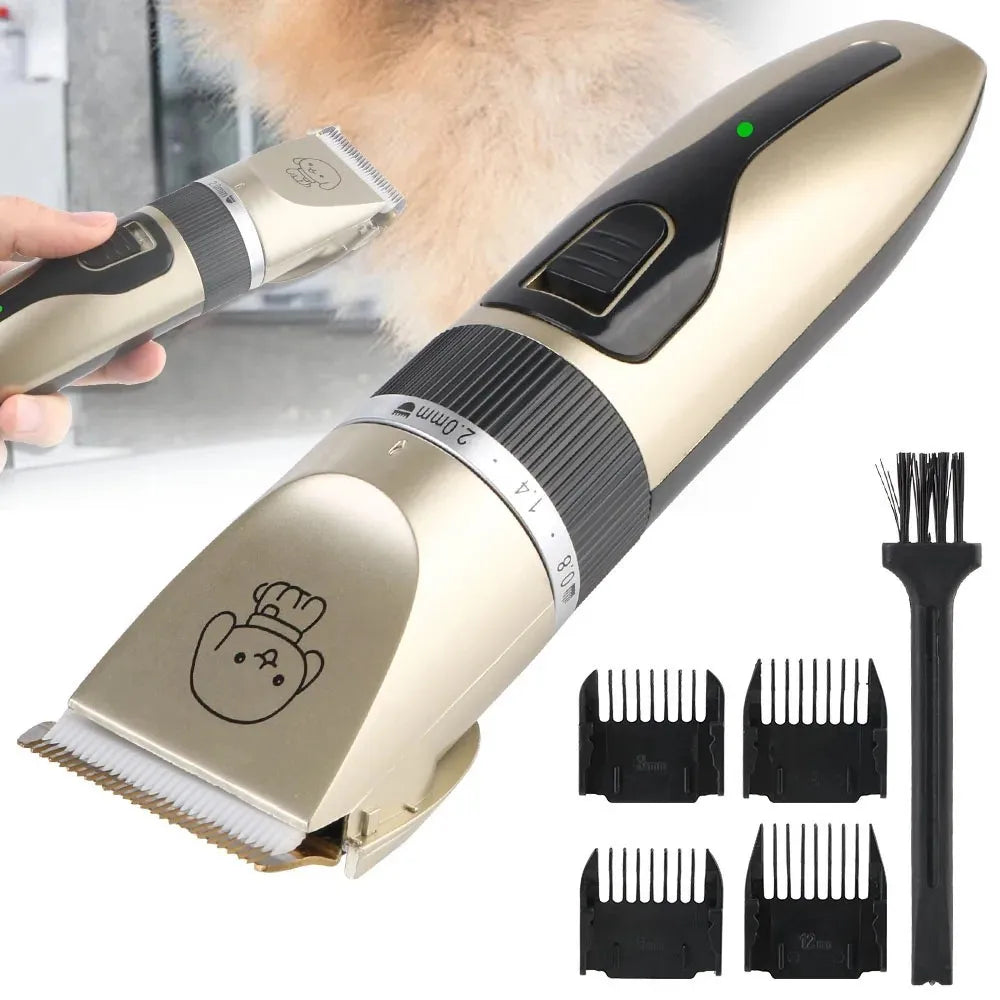 GroomMaster™ 4-in-1 Professional Grooming Station | USB-Rechargeable Clipper System | Multi-Function Trimming Technology | For All Dogs & Cats - Pet Moda Store