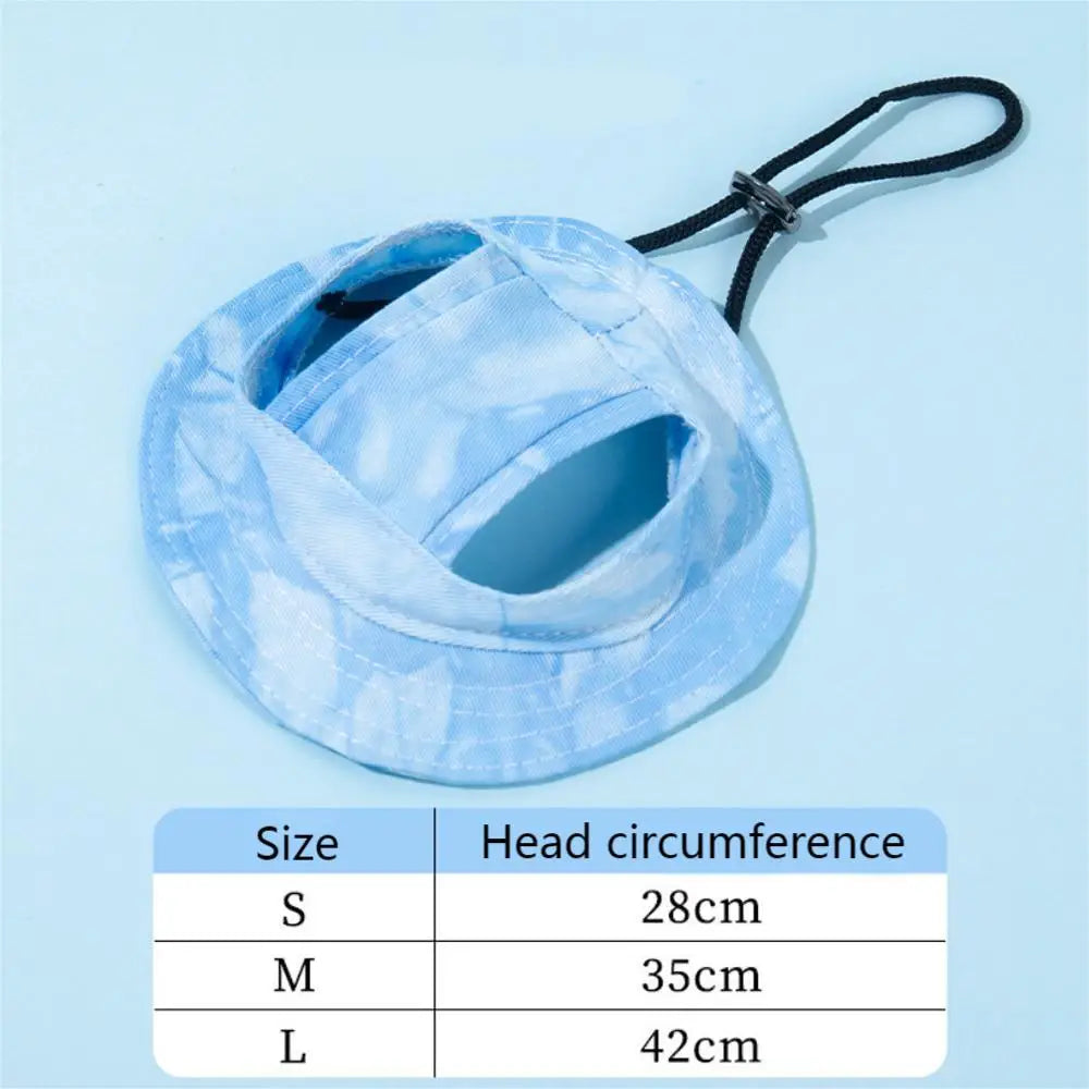 SportyCap™ Premium Pet Baseball Hat | Adjustable Ear-Hole Design | Colorful Summer Headwear | For Cats & Small-Medium Dogs - Pet Moda Store
