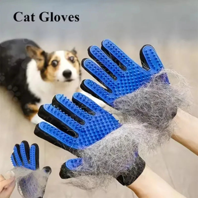 GroomGlove™ Premium Deshedding System | 2-in-1 Massage & Hair Removal Tool | Comfort-Grip Grooming Technology | For All Dogs & Cats - Pet Moda Store
