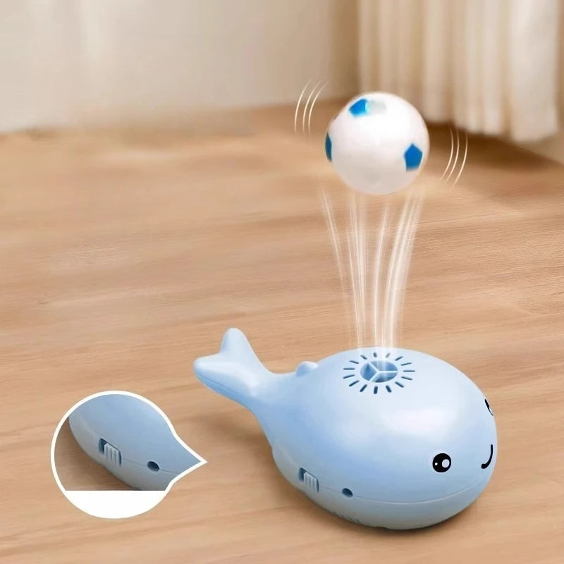 WhaleChaser™ Interactive Electric Toy | USB-Powered Dual Function Ball & Fan | Simulated Marine Motion | Premium Kitten Teaser System - Pet Moda Store