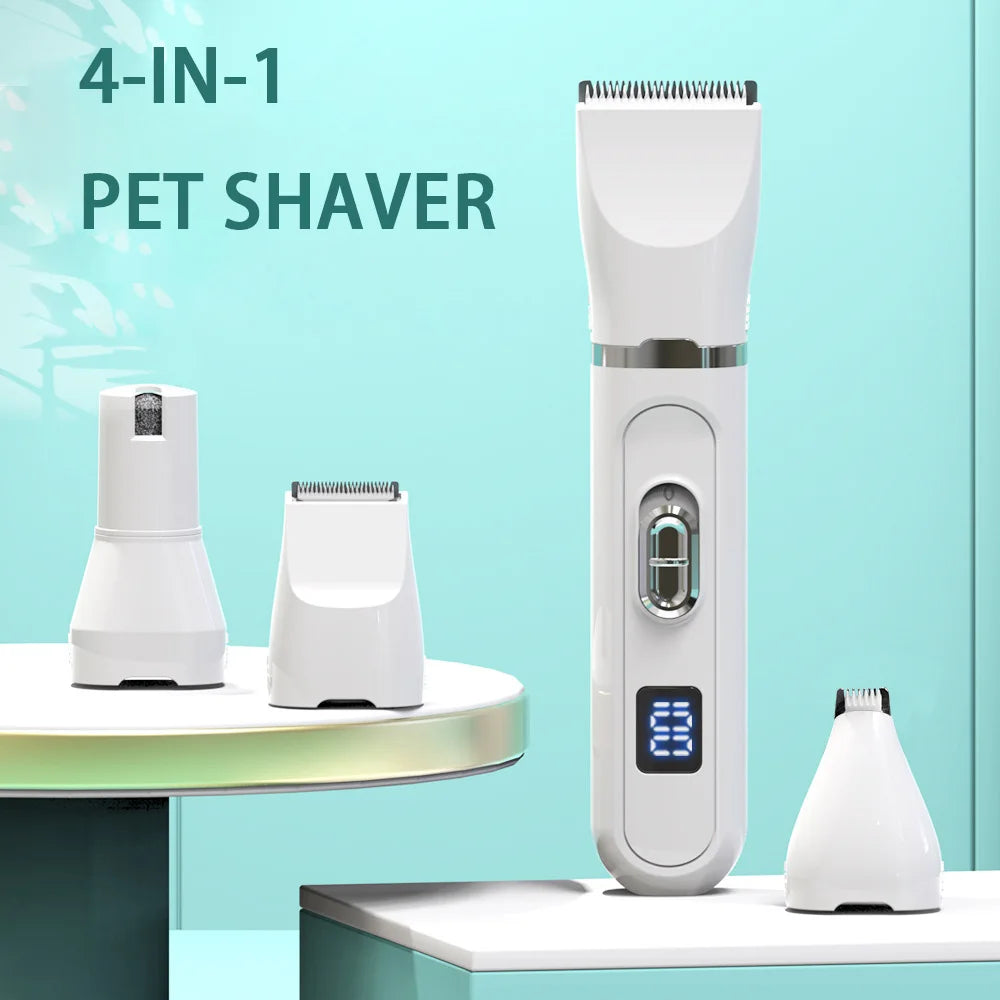 Professional Silent Pet Grooming System - USB Rechargeable Hair Trimmer - Ultra-Quiet Technology - Premium Clippers for All Breeds - Pet Moda Store