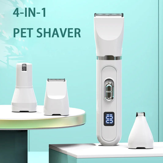 Professional Silent Pet Grooming System - USB Rechargeable Hair Trimmer - Ultra-Quiet Technology - Premium Clippers for All Breeds - Pet Moda Store