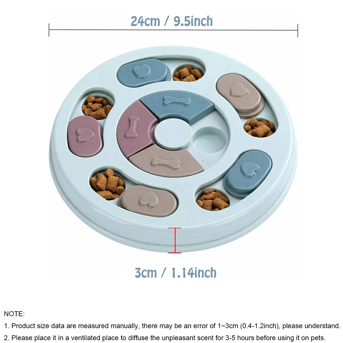 Dog Food Hiding Bowl, Slow Food Training, Dog Educational Toy To Relieve Boredom, Interactive Educational Feeding Toy - Pet Moda Store