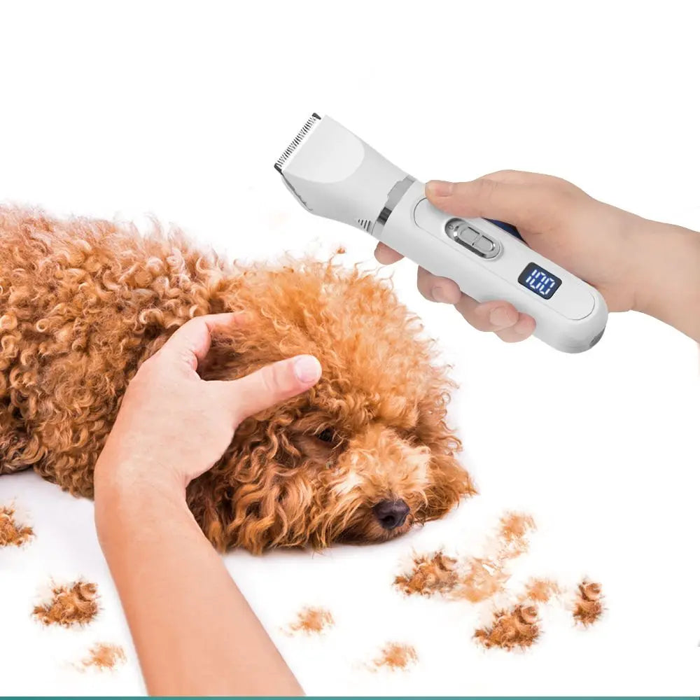 Professional Silent Pet Grooming System - USB Rechargeable Hair Trimmer - Ultra-Quiet Technology - Premium Clippers for All Breeds - Pet Moda Store