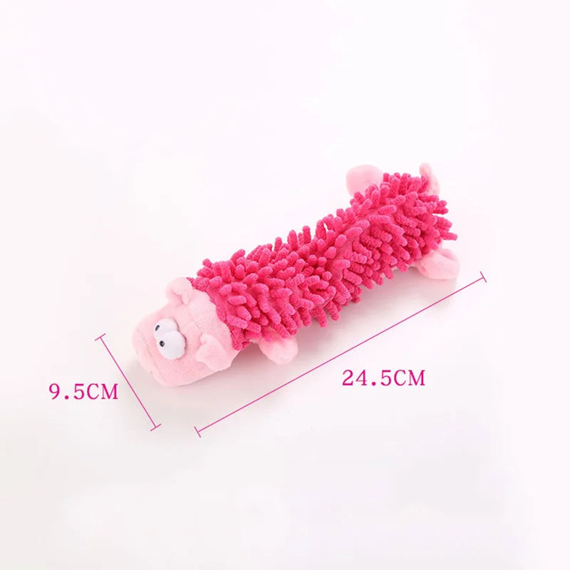 Durable Low Price Pet Dog Plush Toy Animal Shape with Squeaky for Small Dogs Chihuahua Yorkshire Bichon Puppy Chew Cleaning Toys - Pet Moda Store
