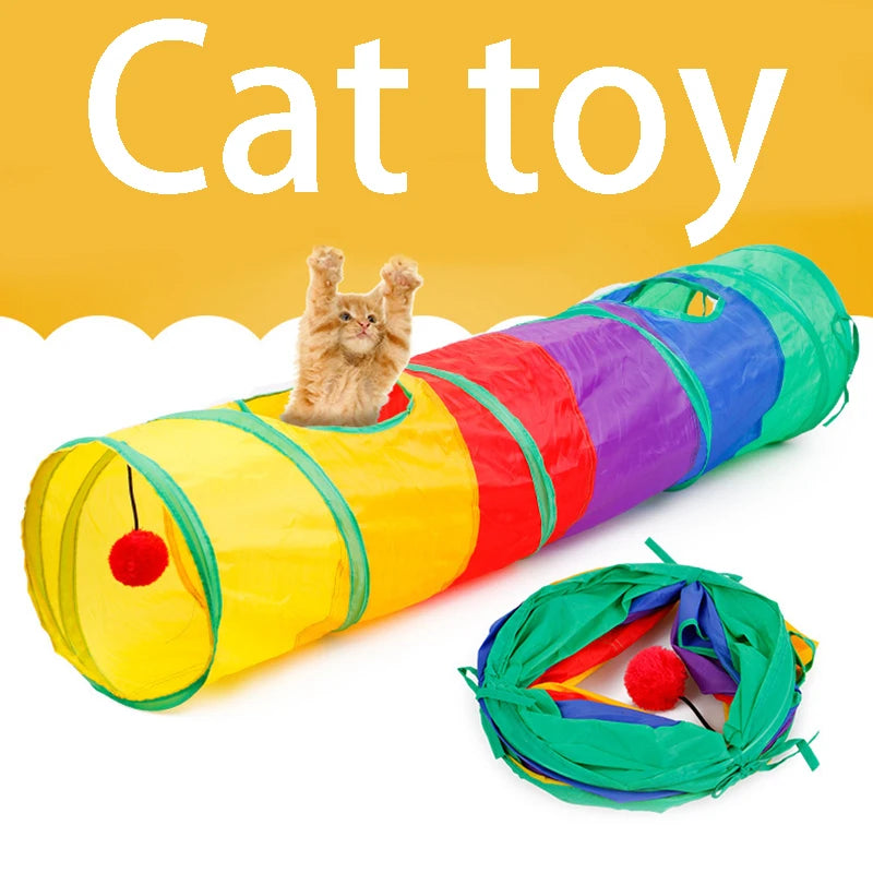 AdventureTube™ Premium Pet Tunnel | Collapsible Indoor/Outdoor Play System | Multi-Purpose Training & Exercise Den | For Cats & Puppies - Pet Moda Store