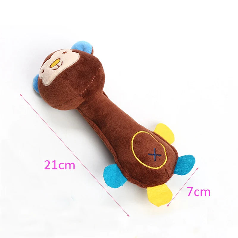Durable Low Price Pet Dog Plush Toy Animal Shape with Squeaky for Small Dogs Chihuahua Yorkshire Bichon Puppy Chew Cleaning Toys - Pet Moda Store