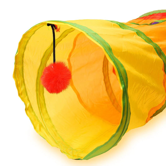 AdventureTube™ Premium Pet Tunnel | Collapsible Indoor/Outdoor Play System | Multi-Purpose Training & Exercise Den | For Cats & Puppies - Pet Moda Store