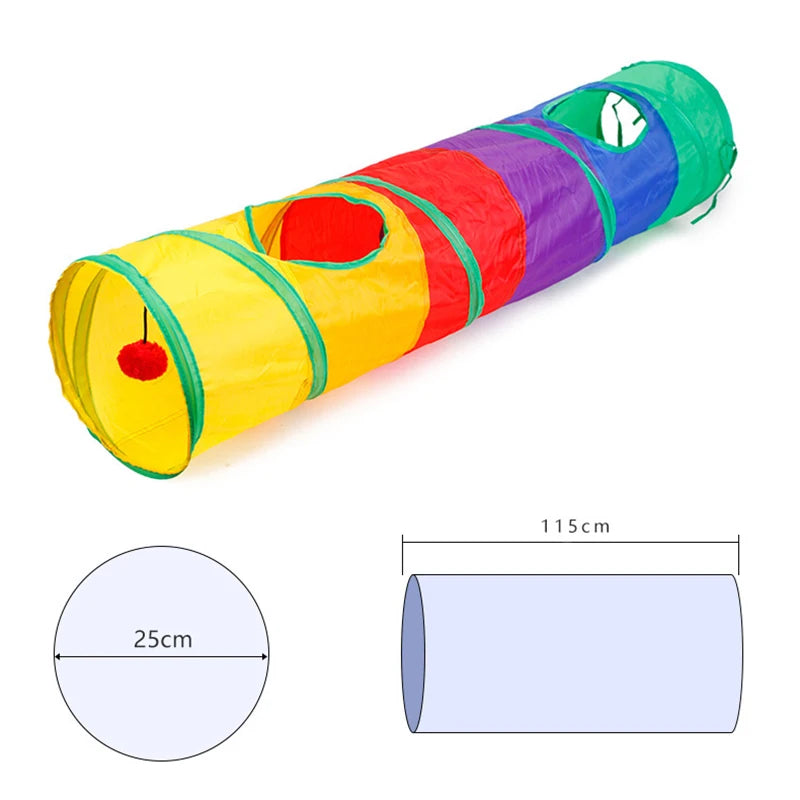AdventureTube™ Premium Pet Tunnel | Collapsible Indoor/Outdoor Play System | Multi-Purpose Training & Exercise Den | For Cats & Puppies - Pet Moda Store