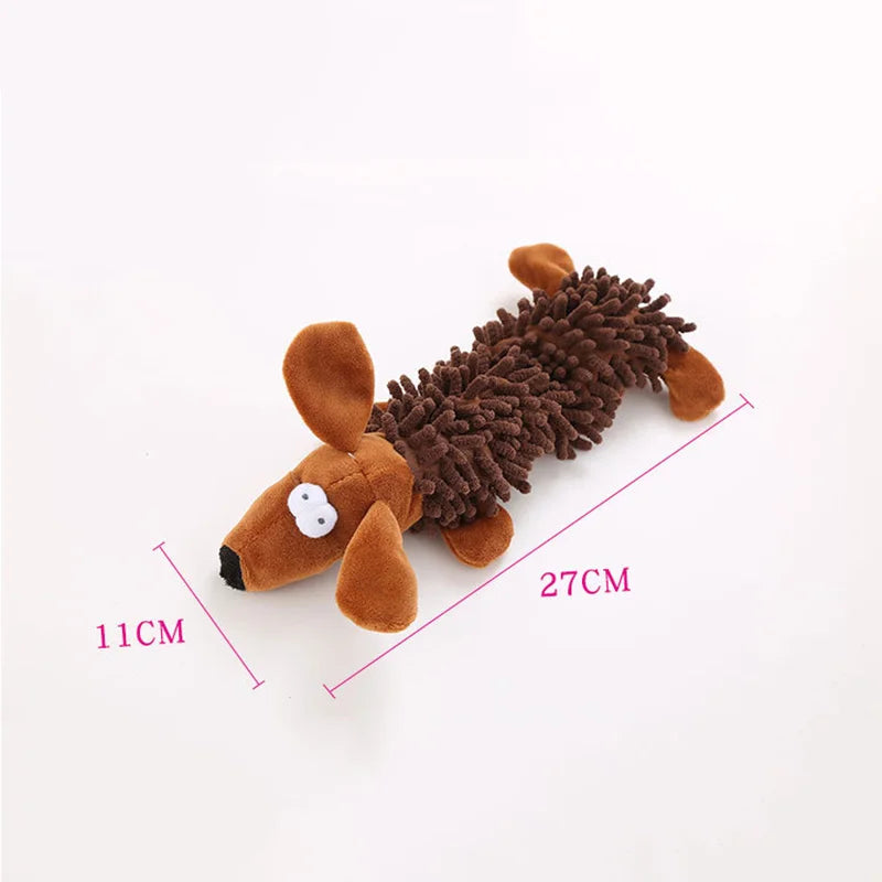 Durable Low Price Pet Dog Plush Toy Animal Shape with Squeaky for Small Dogs Chihuahua Yorkshire Bichon Puppy Chew Cleaning Toys - Pet Moda Store