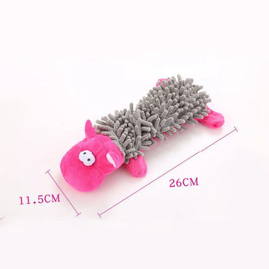 Durable Low Price Pet Dog Plush Toy Animal Shape with Squeaky for Small Dogs Chihuahua Yorkshire Bichon Puppy Chew Cleaning Toys - Pet Moda Store