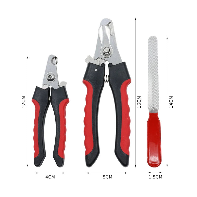 PrecisionCut™ Professional Pet Nail Kit | Straight-Handle Stainless Steel Clippers | Complete Grooming & Cleaning Set | For All Dogs & Cats - Pet Moda Store