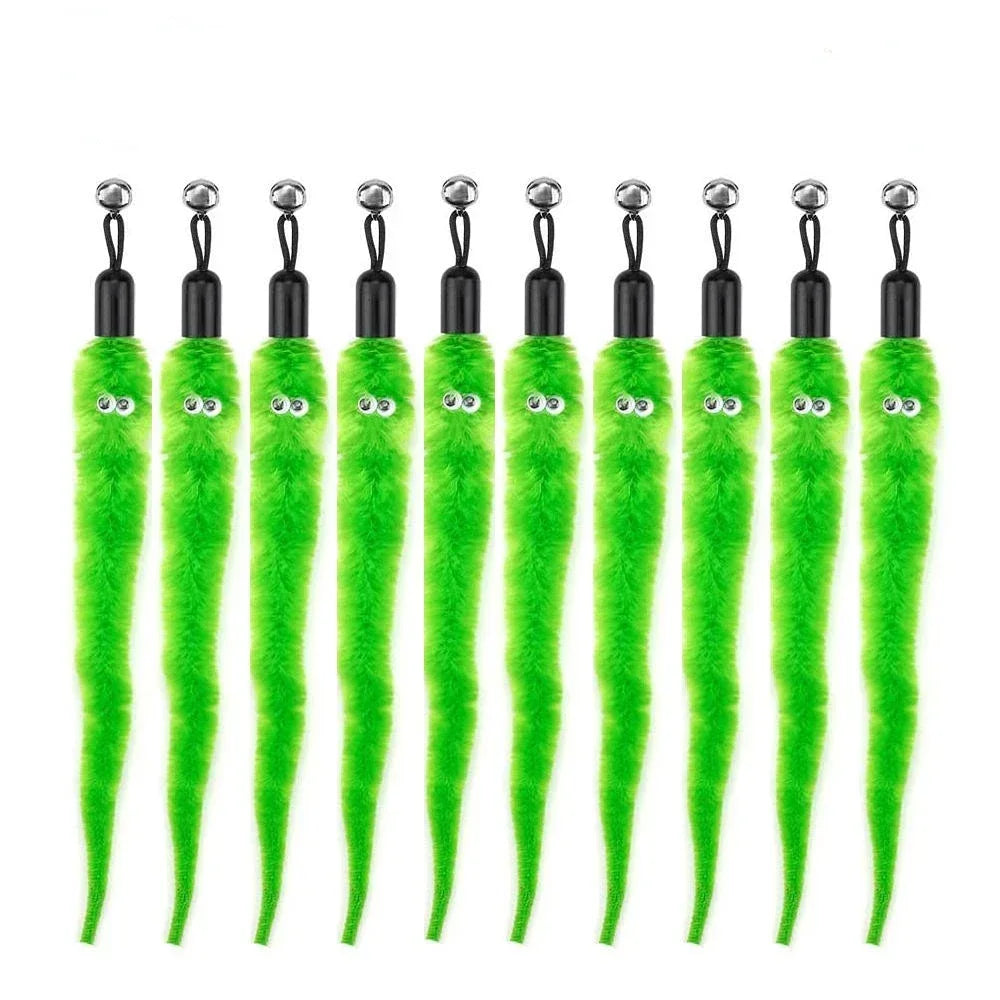 FeatherPrey™ Premium Cat Toy Refills | Interactive Wand Accessories Pack | Assorted Birds & Worms with Bells | Training Foam Balls for Kittens & Cats - Pet Moda Store